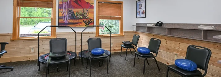 The physiotherapy room at Pamer Chiropractic Life Center West